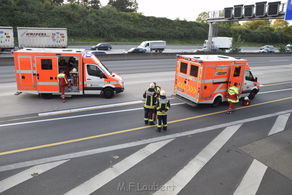 VU mehrere PKW A 3 Rich Oberhausen Hoehe AK Koeln Ost P056.JPG - Miklos Laubert